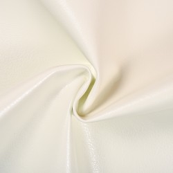 Ткань Дерматин (Кожзам) для мебели, цвет Белый (на отрез)  в Волоколамске