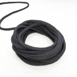 Шнур для одежды d-4.5мм, цвет Серый (на отрез)  в Волоколамске