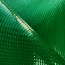 Тентовый материал ПВХ 600 гр/м2 плотная, Зелёный (Ширина 150см), на отрез  в Волоколамске, 600 г/м2, 1189 руб
