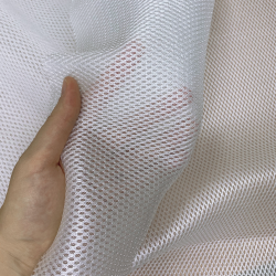 Сетка 3D трехслойная Air mesh 160 гр/м2, цвет Белый (на отрез)  в Волоколамске