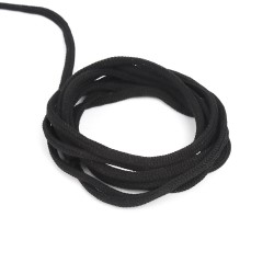 Шнур для одежды 4,5 мм, цвет Чёрный (на отрез)  в Волоколамске