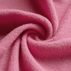 Флис Односторонний 130 гр/м2, цвет Розовый (на отрез)  в Волоколамске