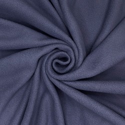 Ткань Флис Односторонний 130 гр/м2, цвет Темно-серый (на отрез)  в Волоколамске