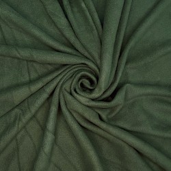 Ткань Флис Односторонний 130 гр/м2, цвет Темный хаки (на отрез)  в Волоколамске