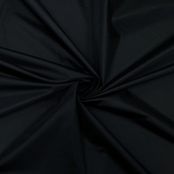 Ткань Дюспо 240Т WR PU Milky, цвет Черный (на отрез)  в Волоколамске