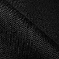 Прорезиненная ткань Оксфорд 600D ПВХ, Черный  в Волоколамске, 340 г/м2, 359 руб