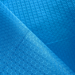 Ткань Оксфорд 300D PU Рип-Стоп СОТЫ, цвет Голубой (на отрез)  в Волоколамске