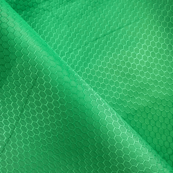 Ткань Оксфорд 300D PU Рип-Стоп СОТЫ, цвет Зелёный (на отрез)  в Волоколамске