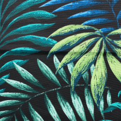 Интерьерная ткань Дак (DUCK), принт &quot;Тропические листья&quot; (на отрез)  в Волоколамске