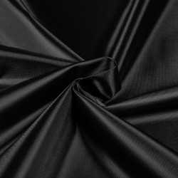*Ткань Оксфорд 210D PU, цвет Черный (на отрез)  в Волоколамске
